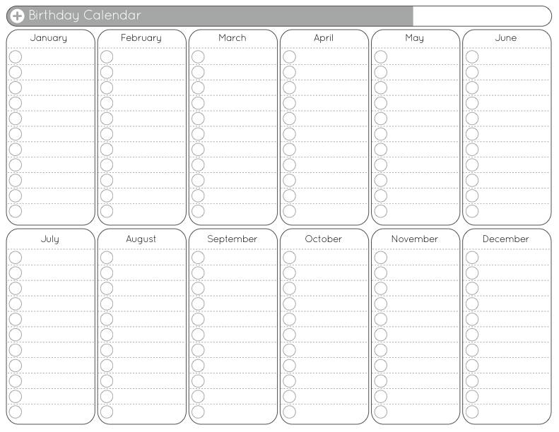 Editable Yearly Calendar Templates Free Printable