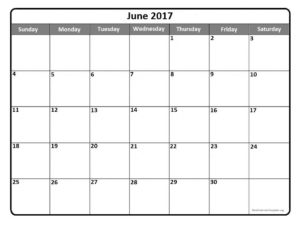 june 2017 calendar printable templates free printable